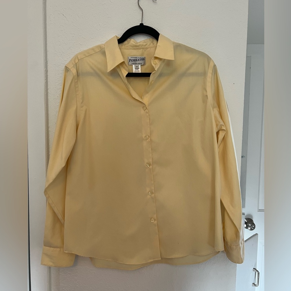 Pendleton Yellow Button Down - image 1